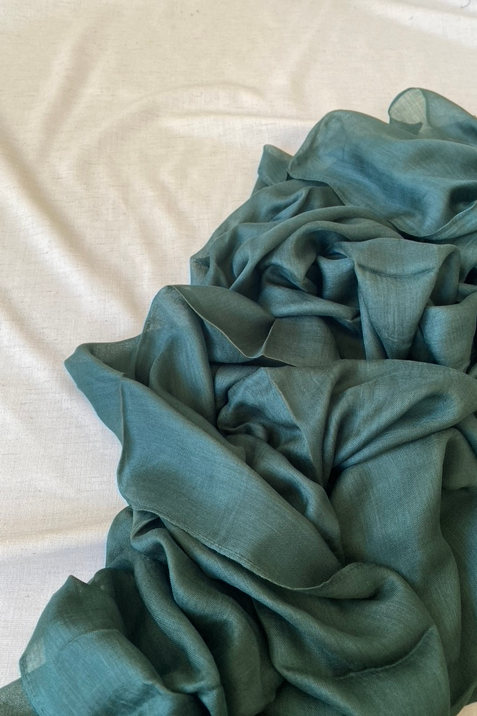 Deep Emerald Fine Weave Modal Hijab