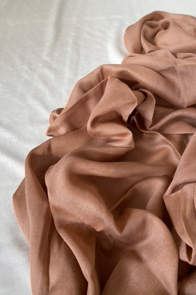 Earthy Peach Cotton Modal Hijab