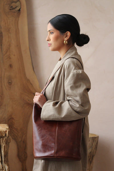 Warm Grey Wide Sleeve Kimono Slip Dress Set