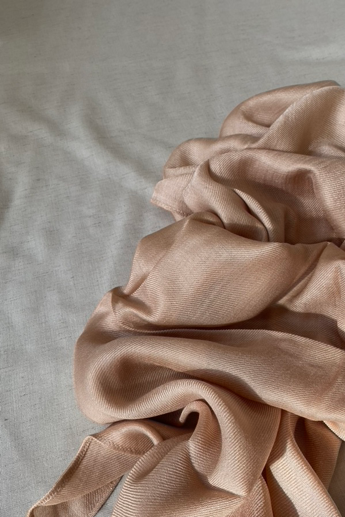 Warm Nude Modal Twill Hijab