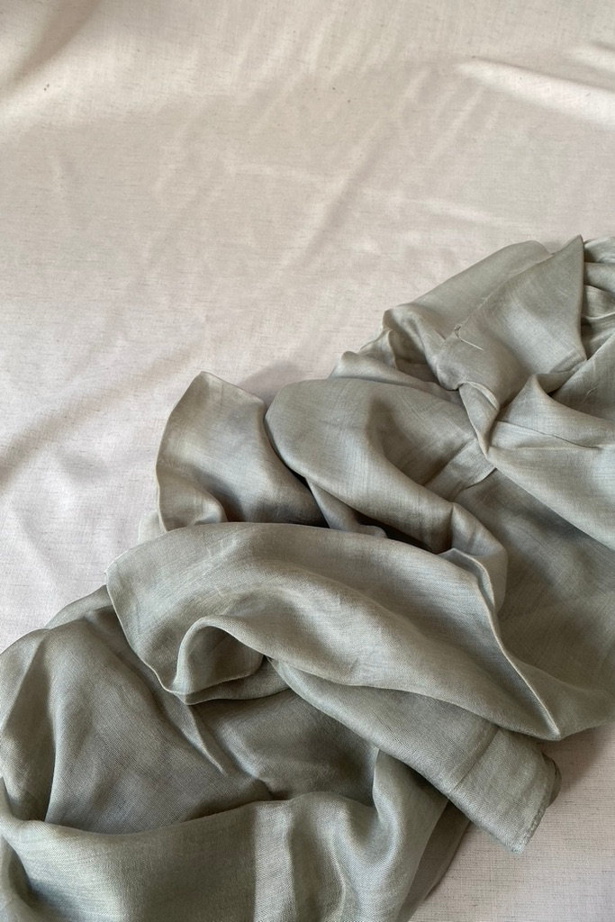 Washed Olive Fine Weave Modal HIjab