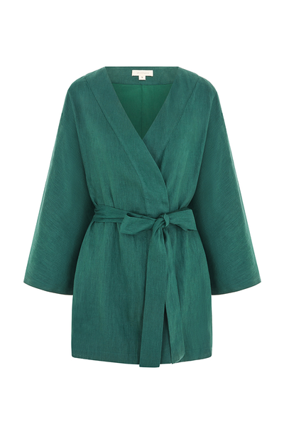 Emerald Kimono Co-Ord Set